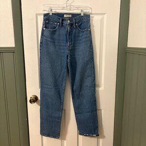 Madewell Denim Perfect Vintage Straight Jean Size 27